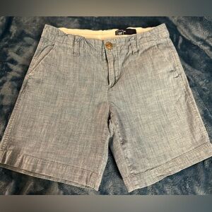 GAP Blue Chambray Shorts